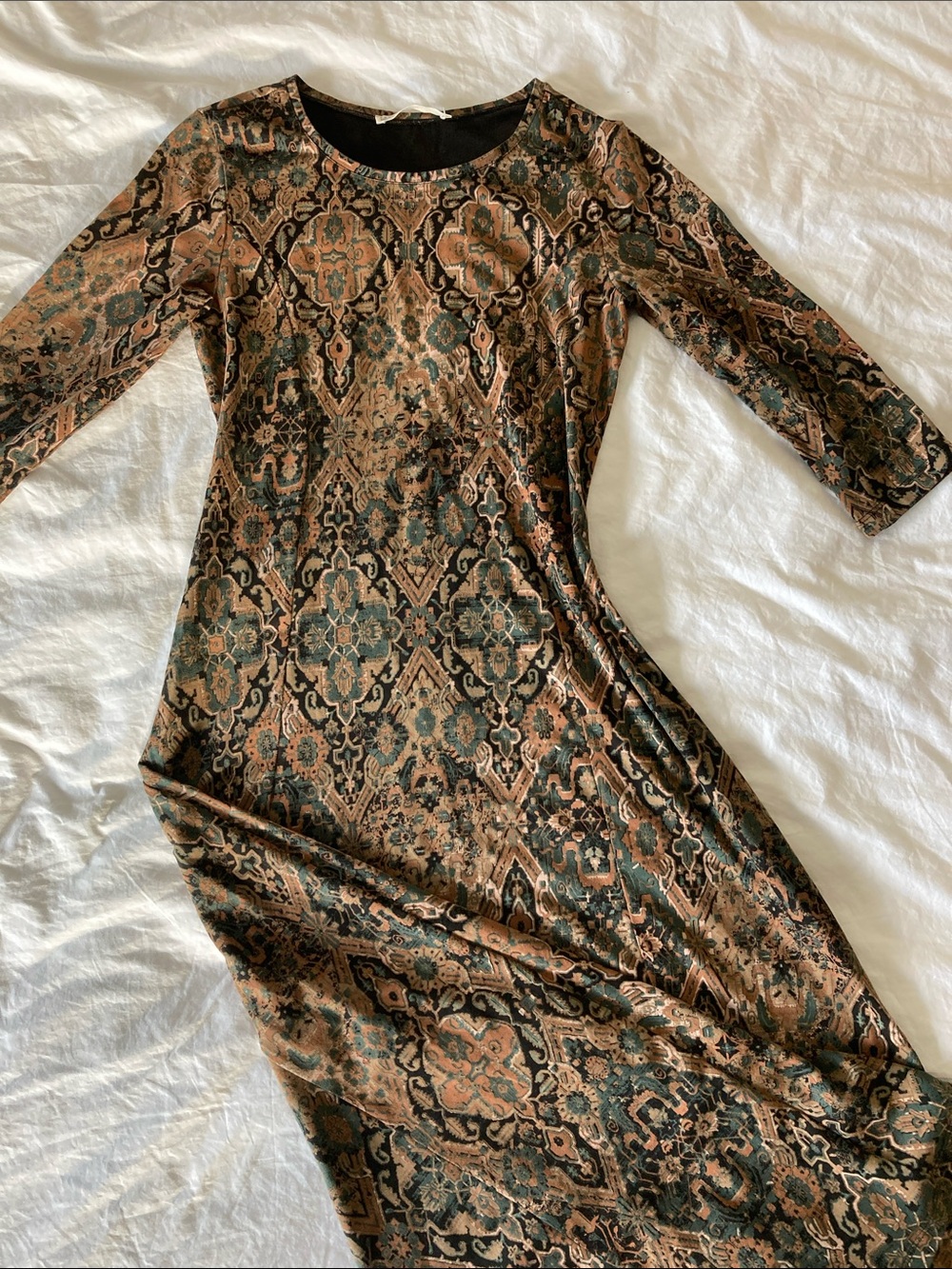 Peruvian Connection Pima Cotton Maxi High-Low Dress